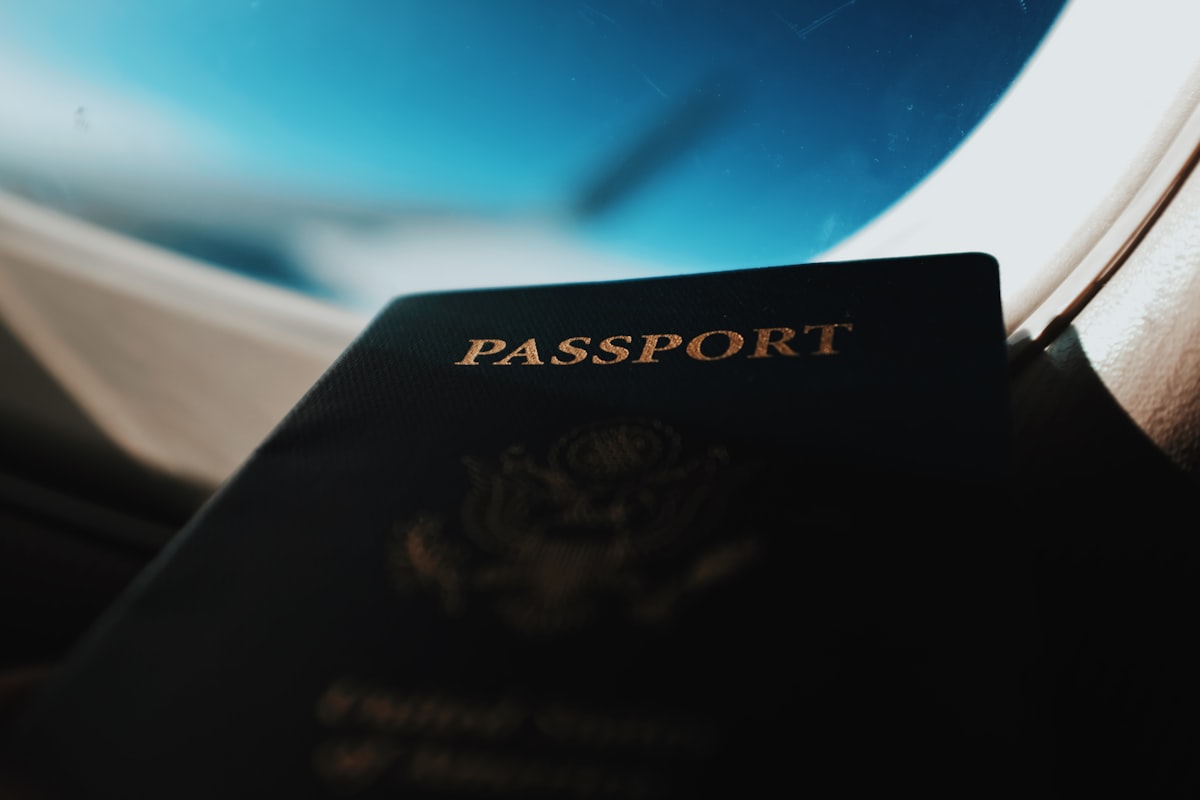 Passport representing loans and mortgages for visa holders