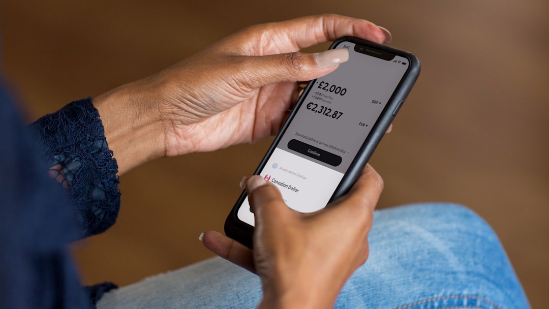 Using a mobile app to send international money transfers